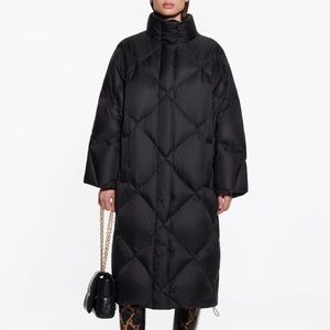 STAND STUDIO Anissa Quilted shell down coat BNWT SZ 44